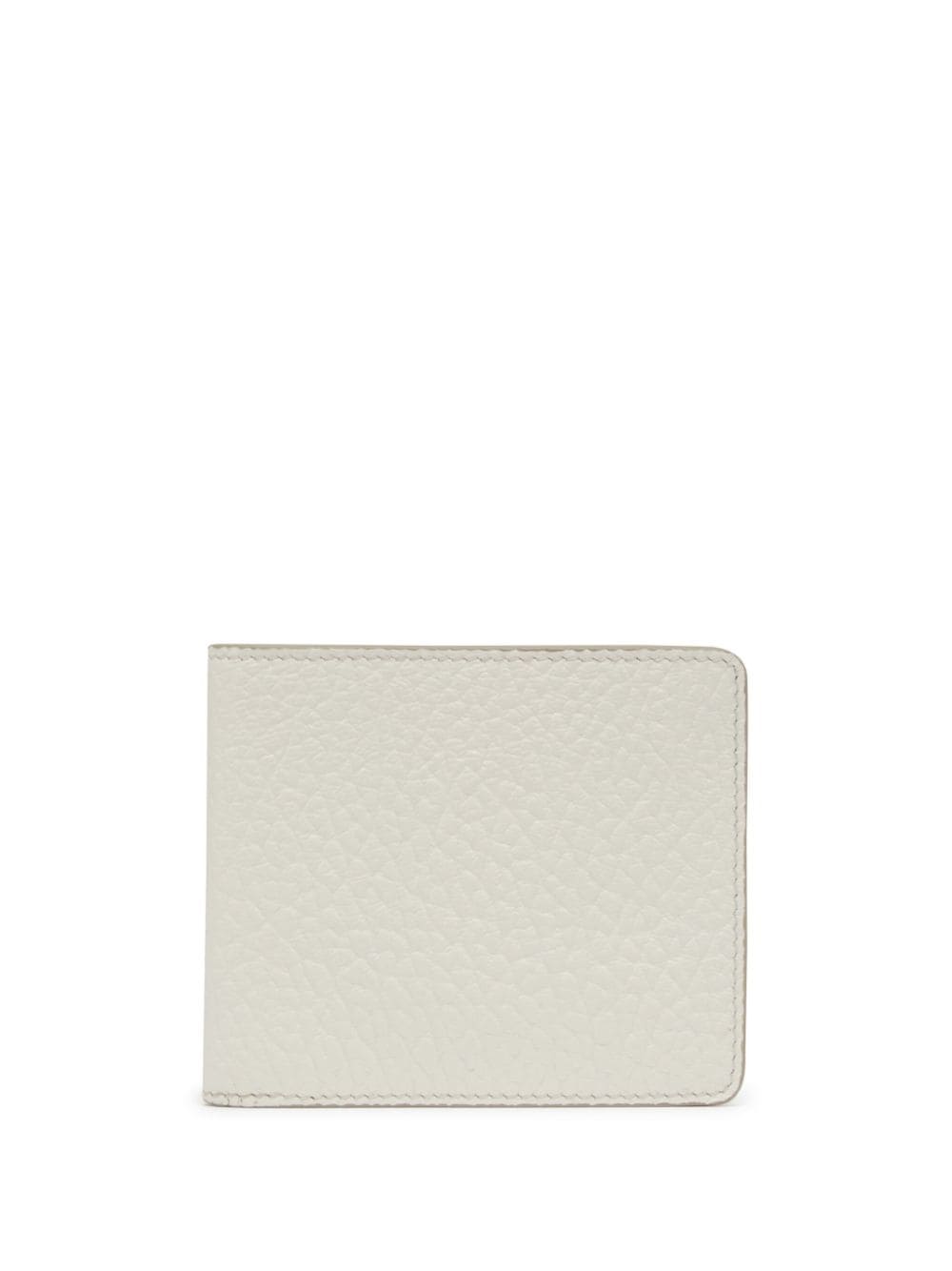Maison Margiela four-stitch leather card holder - White von Maison Margiela