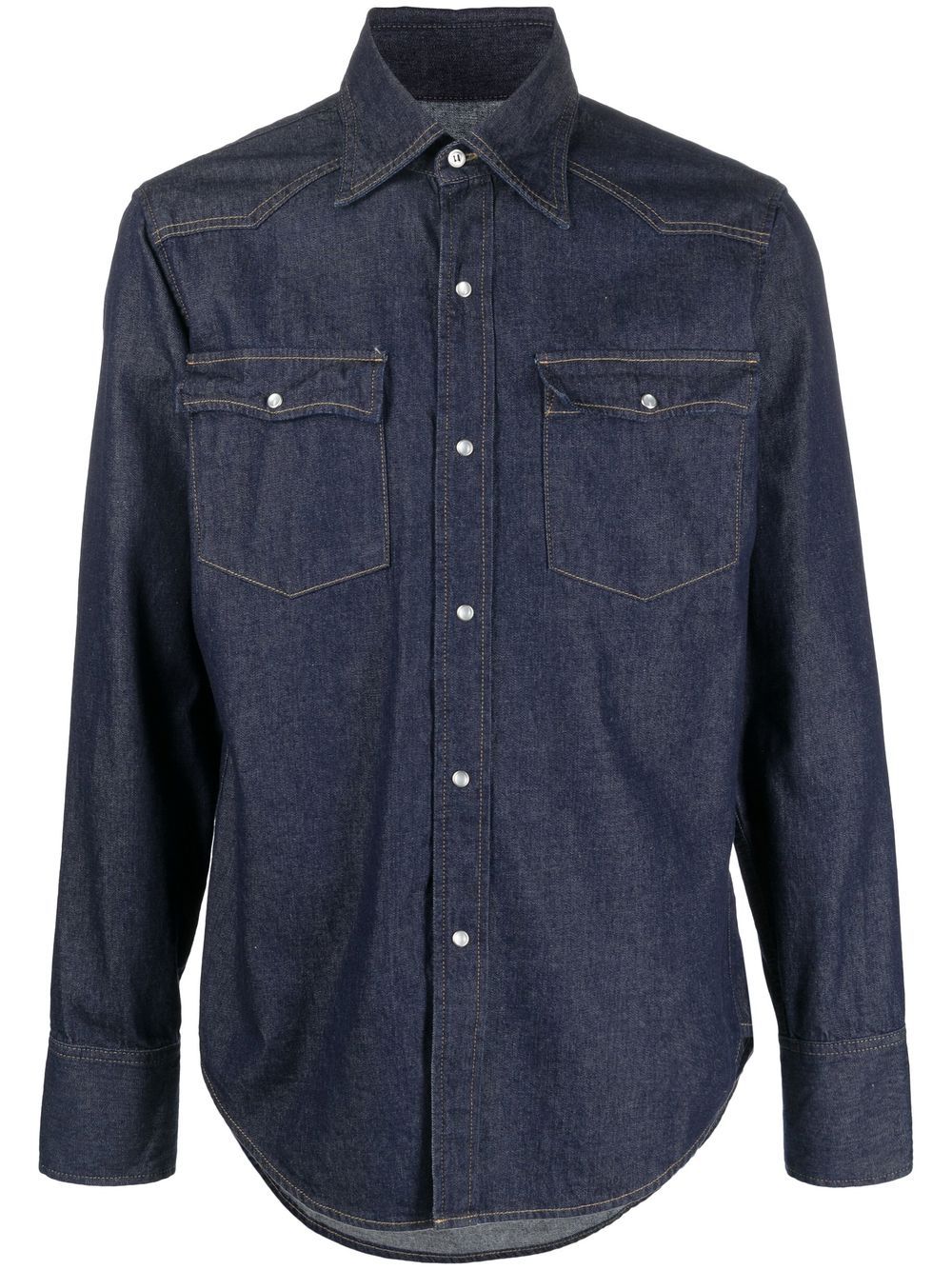 Maison Margiela chest-pocket denim shirt - Blue von Maison Margiela