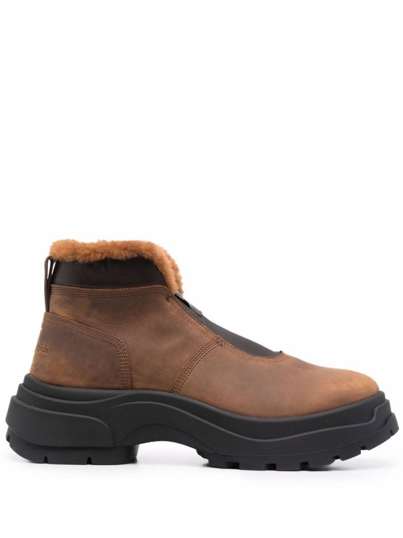 Maison Margiela chunky-sole ankle boots - Brown von Maison Margiela