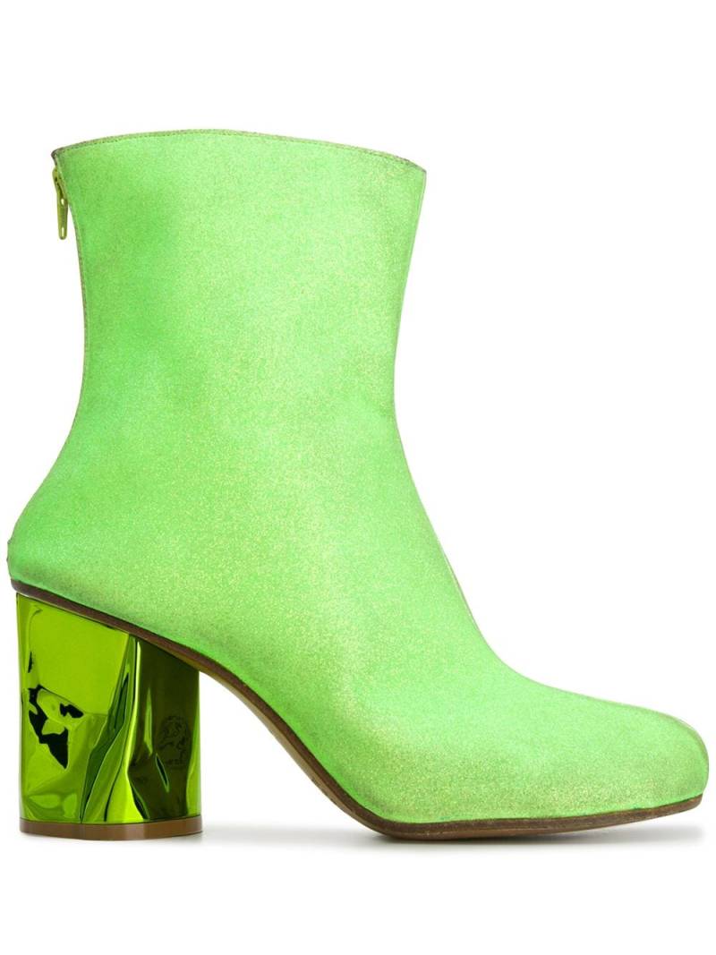 Maison Margiela crushed heel ankle boots - Green von Maison Margiela