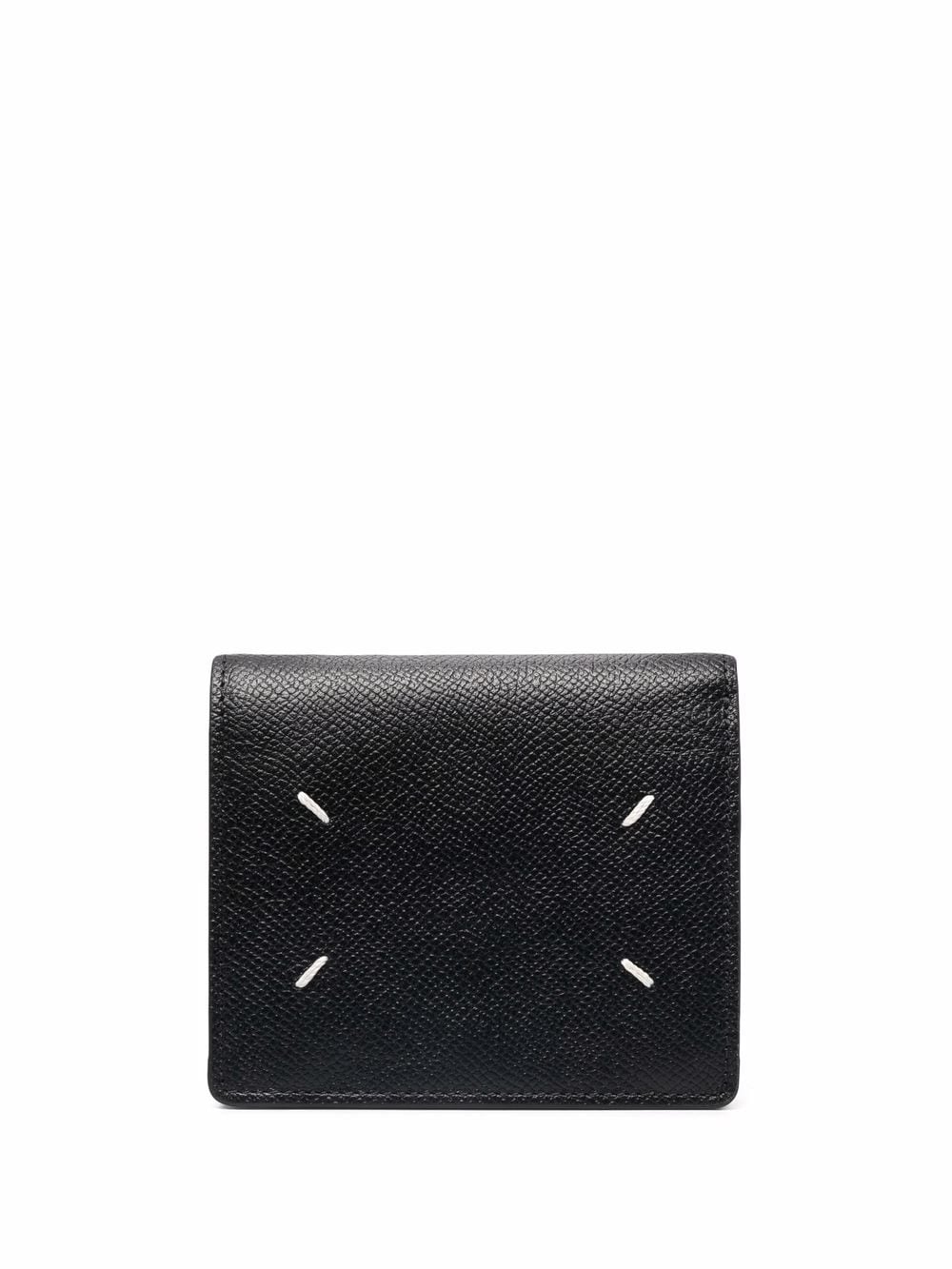 Maison Margiela four-stitch leather wallet - Black von Maison Margiela