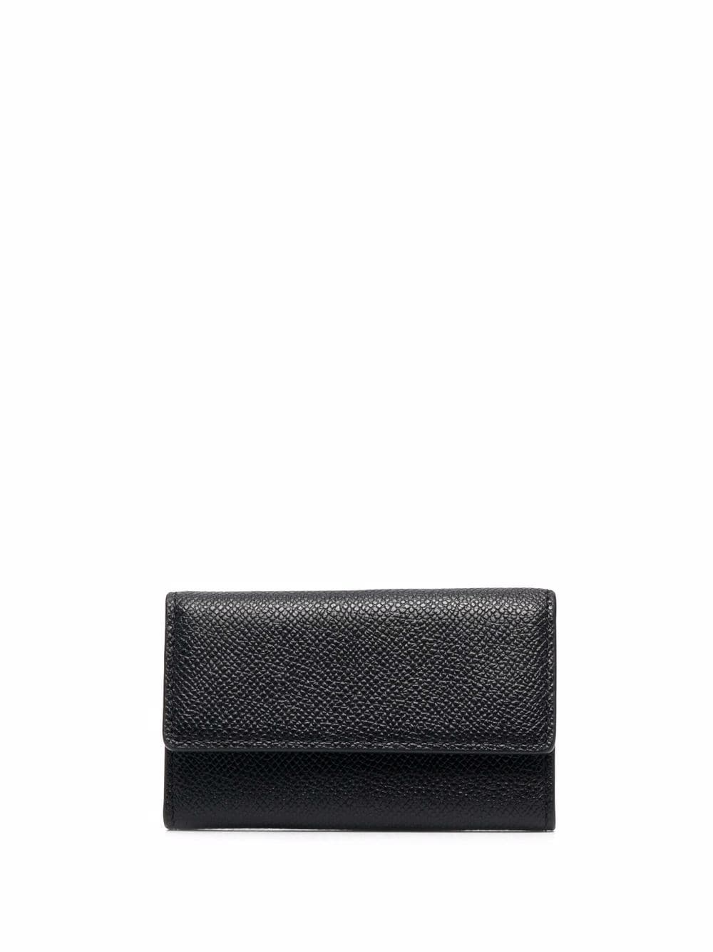 Maison Margiela four-stitch key chain wallet - Black von Maison Margiela