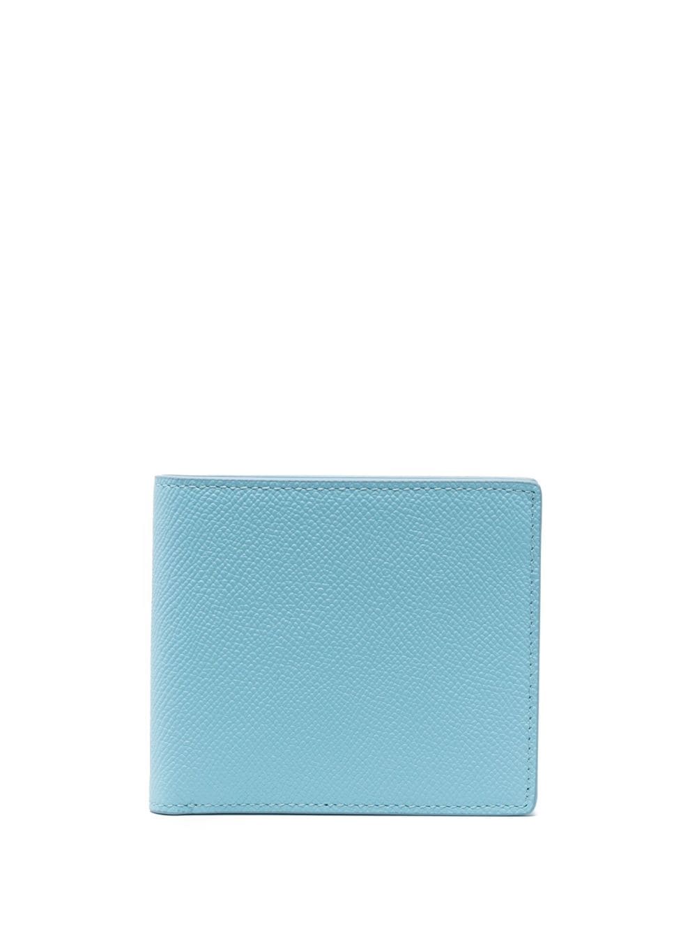 Maison Margiela four-stitch leather card holder - Blue von Maison Margiela