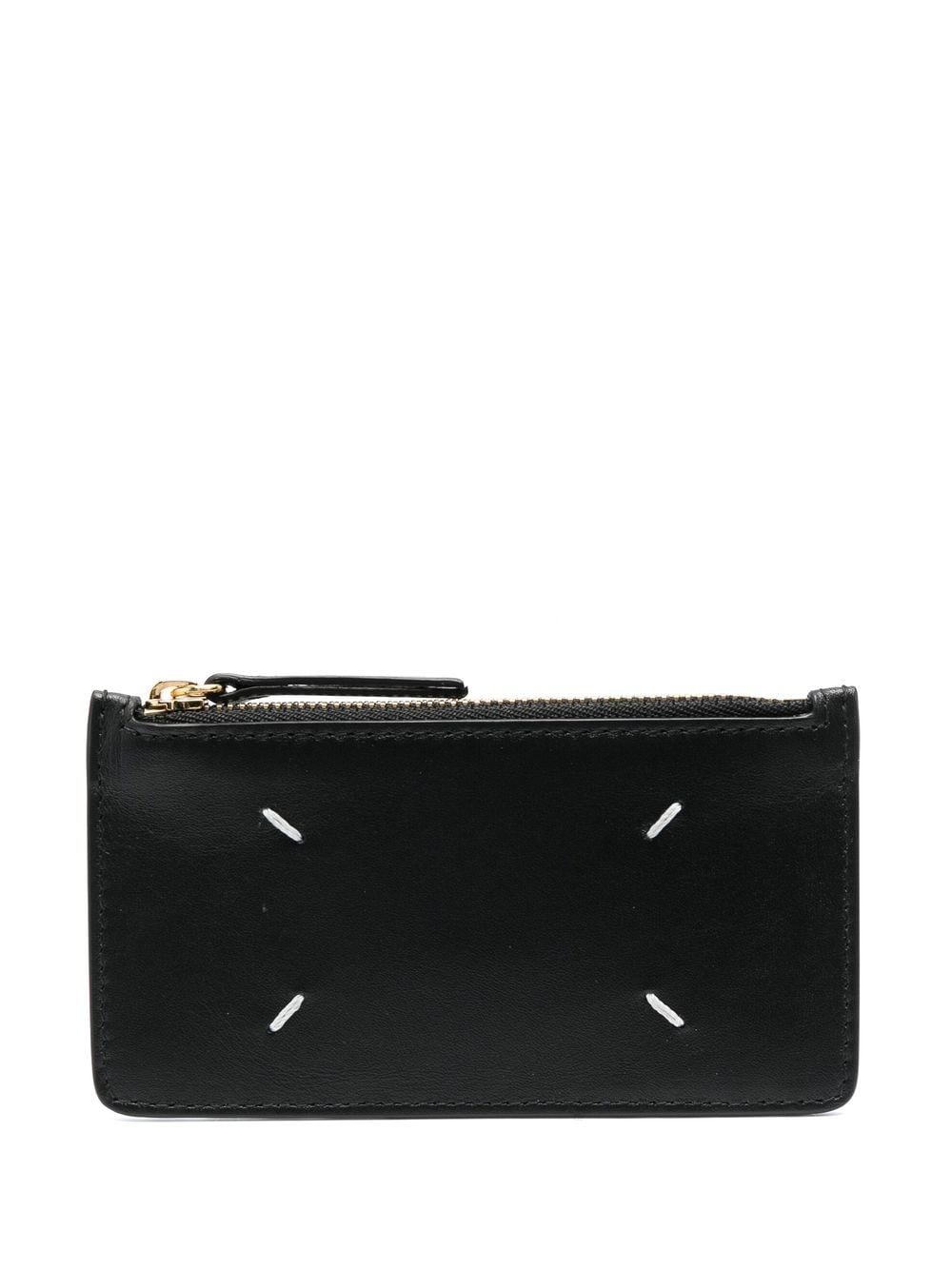 Maison Margiela four-stitch leather wallet - Black von Maison Margiela