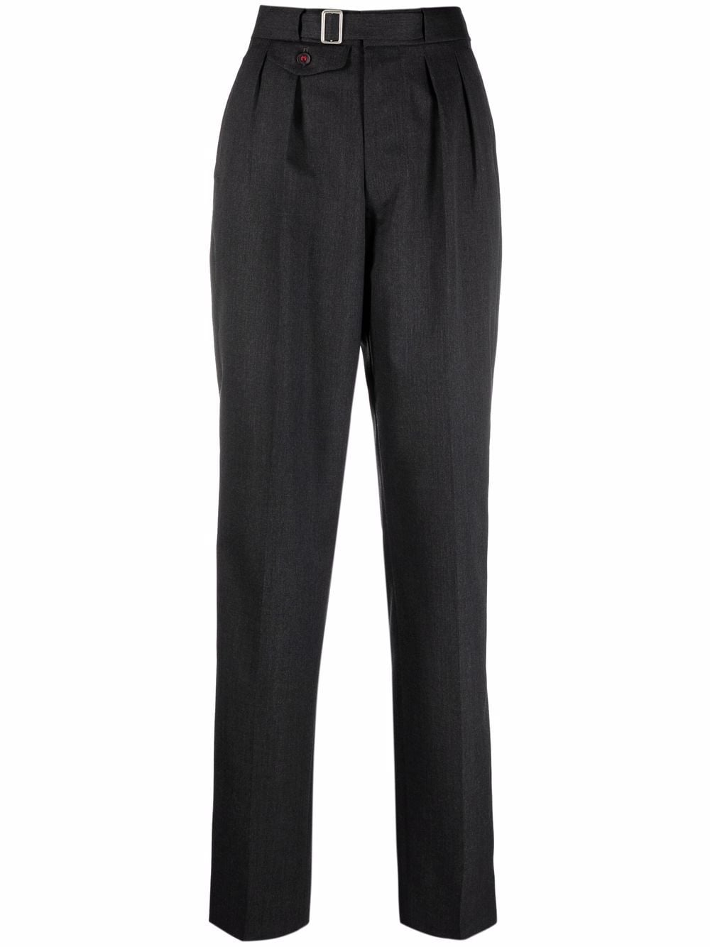 Maison Margiela high-waist pleated trousers - Grey von Maison Margiela