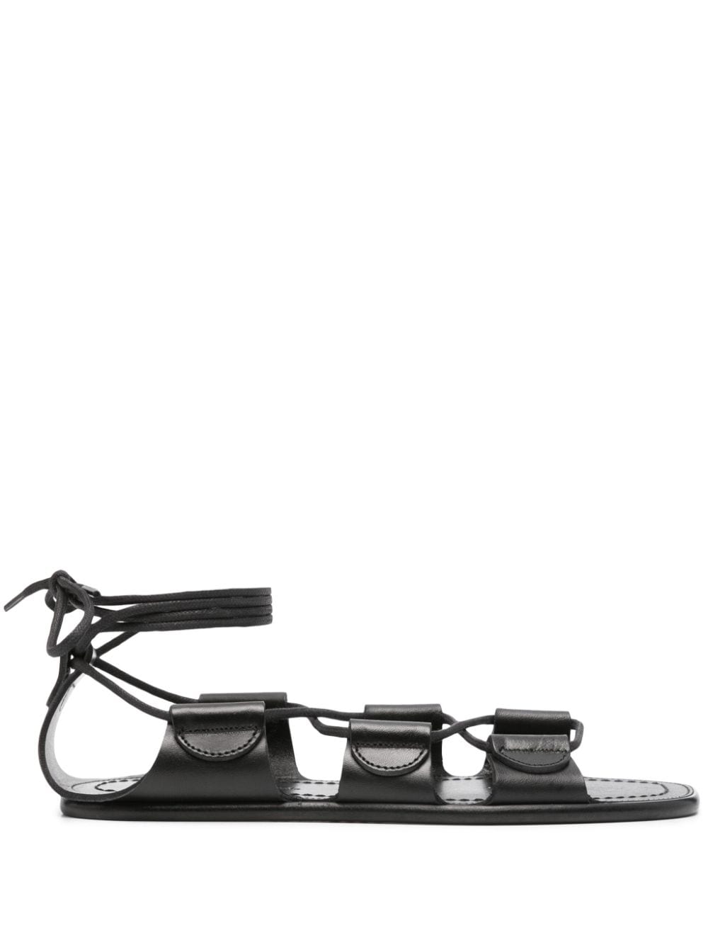 Maison Margiela laced leather sandals - Black von Maison Margiela