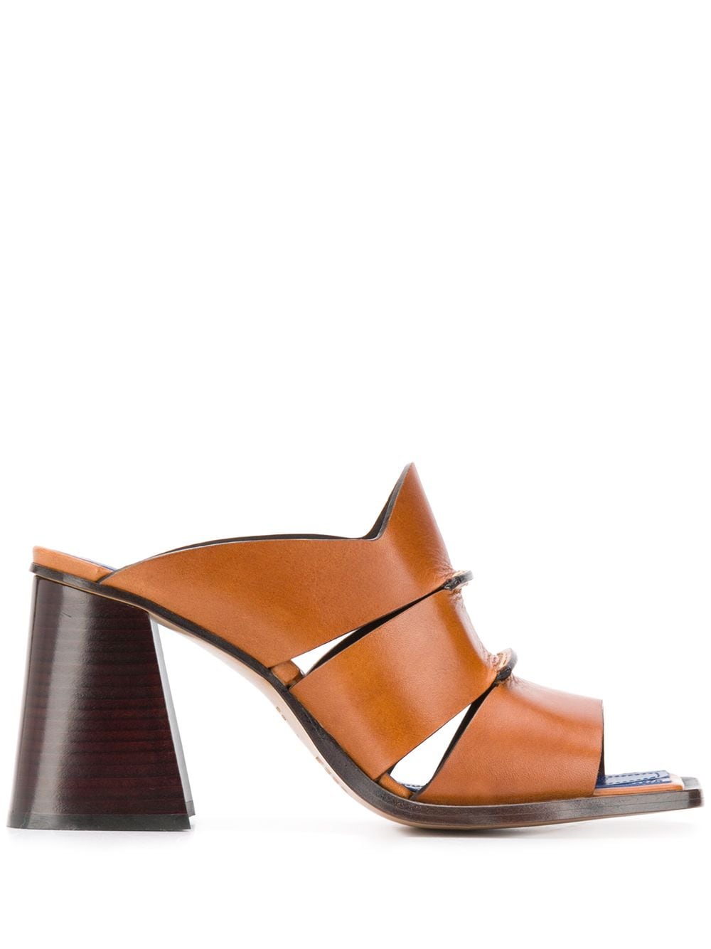 Maison Margiela leather mules - Brown von Maison Margiela