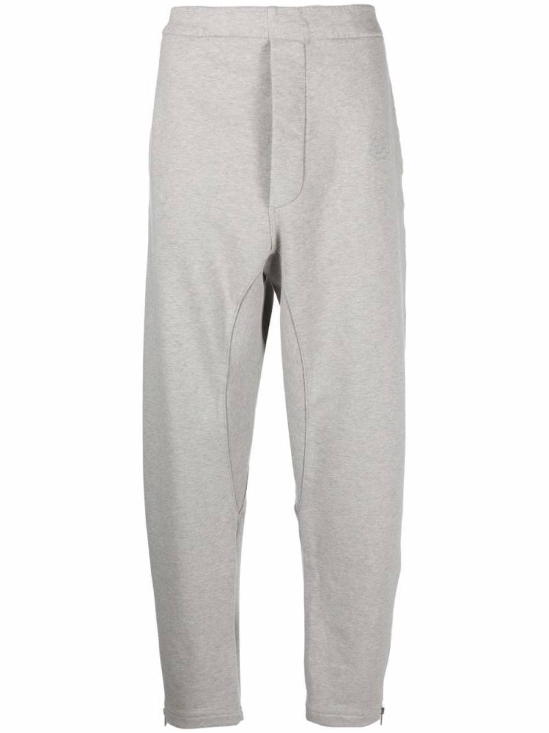 Maison Margiela logo embossed track pants - Grey von Maison Margiela