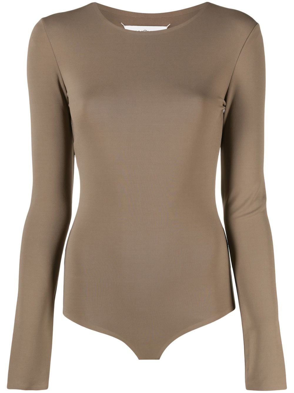 Maison Margiela four-stitch jersey bodysuit - Neutrals von Maison Margiela