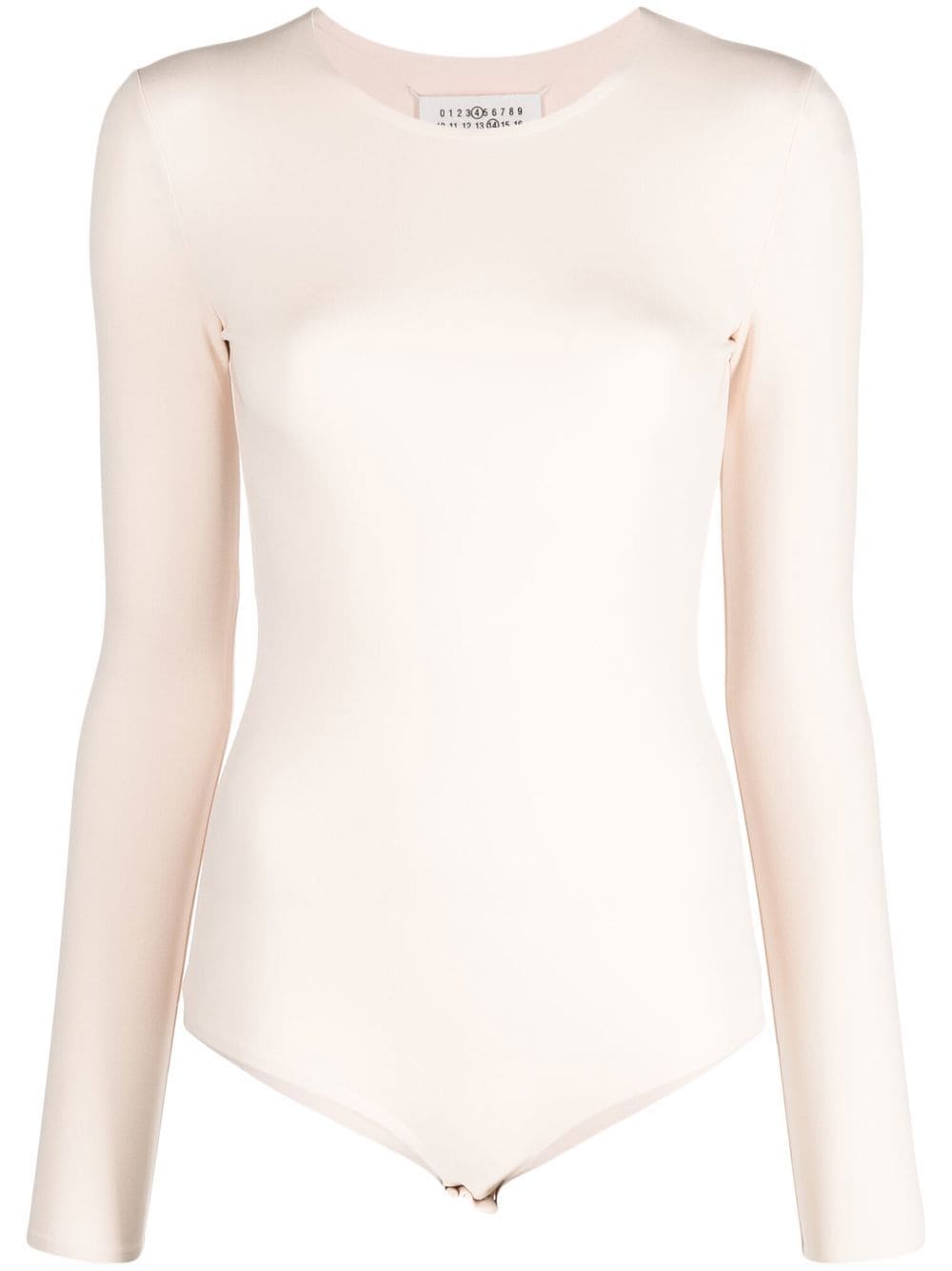 Maison Margiela round-neck long-sleeve bodysuit - Pink von Maison Margiela