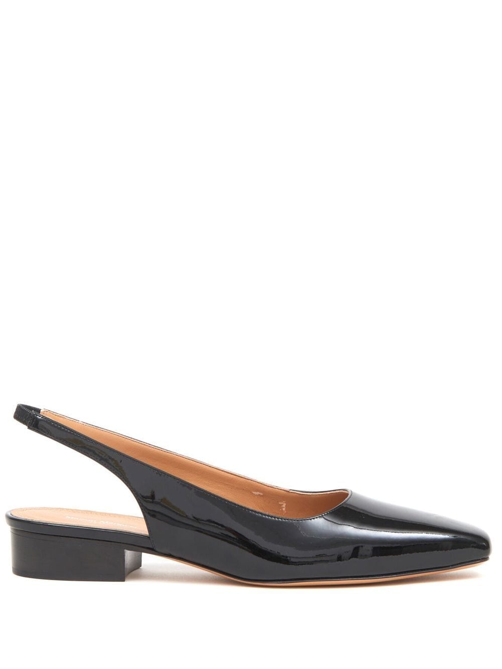 Maison Margiela Barbs leather slingback shoes - Black von Maison Margiela