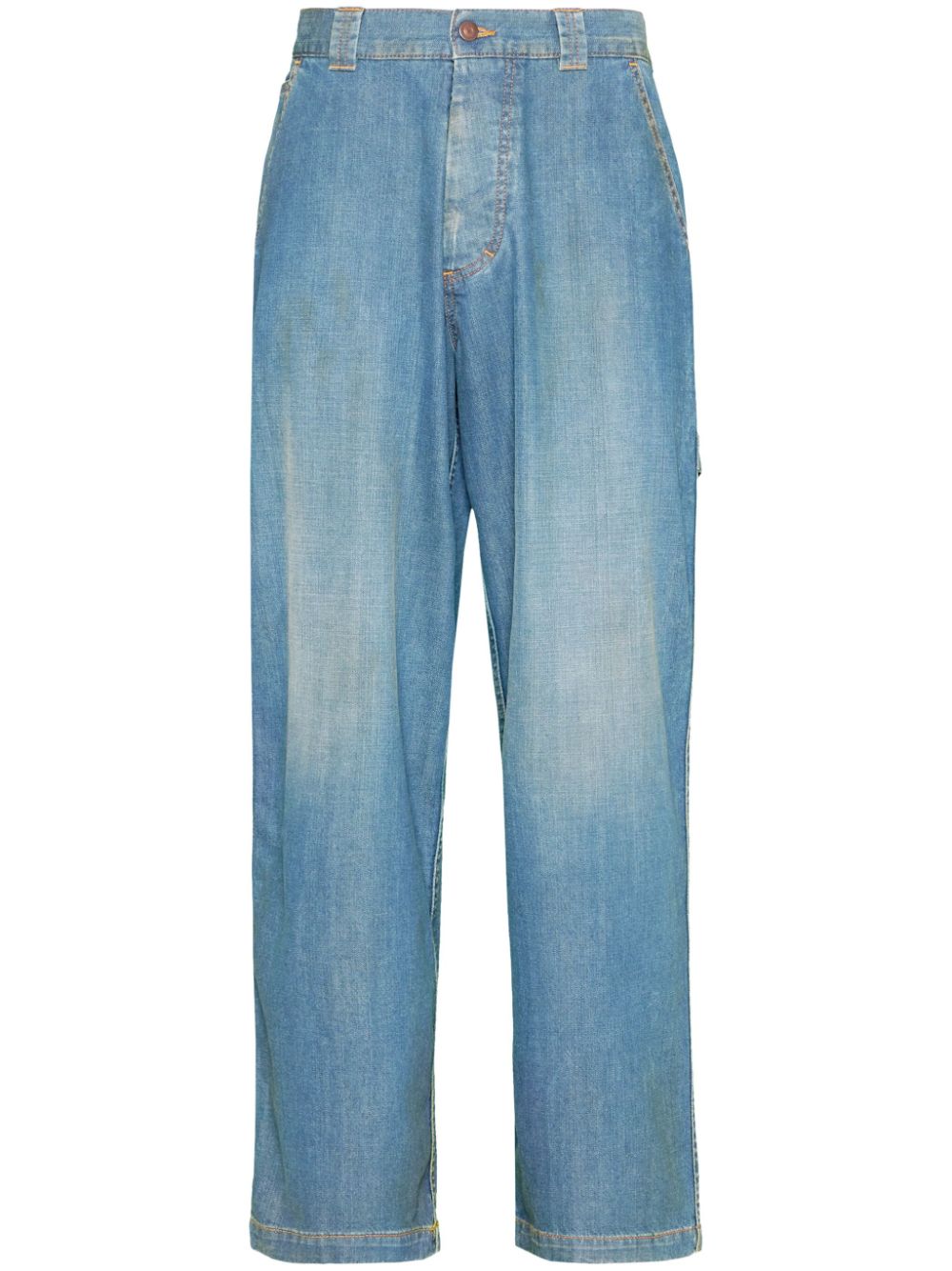 Maison Margiela mid-rise wide-leg jeans - Blue von Maison Margiela