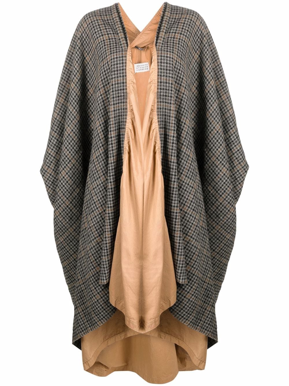 Maison Margiela multi-panel long-sleeve coat - Brown von Maison Margiela