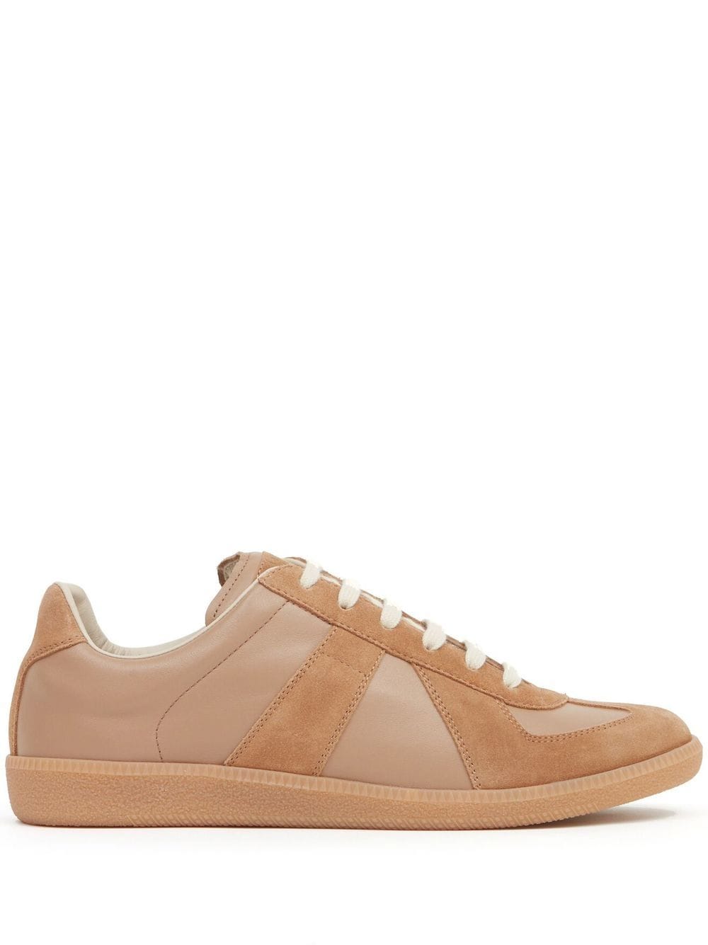 Maison Margiela Replica low-top leather sneakers - Brown von Maison Margiela