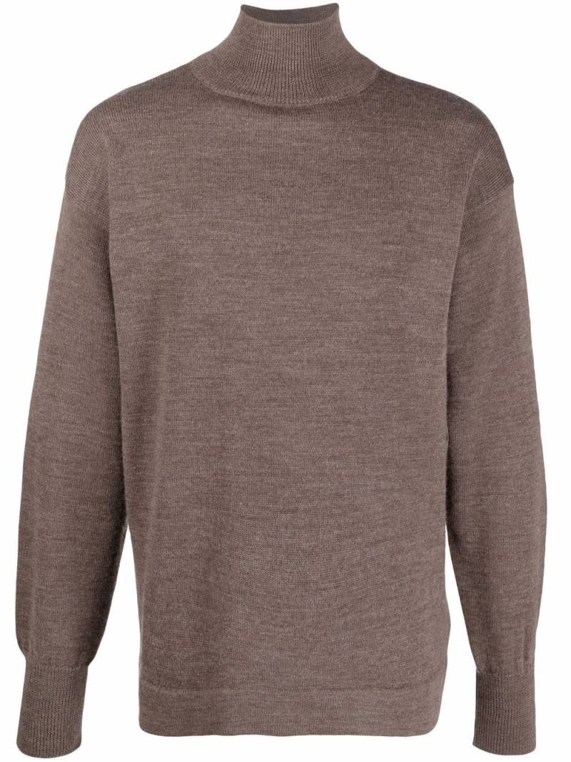 Maison Margiela roll-neck jumper - Brown von Maison Margiela