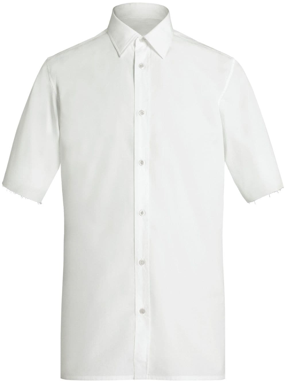 Maison Margiela four-stitch short-sleeve shirt - White von Maison Margiela