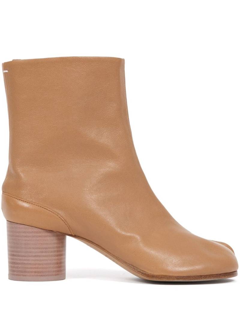 Maison Margiela Tabi 60mm leather ankle boots - Neutrals von Maison Margiela