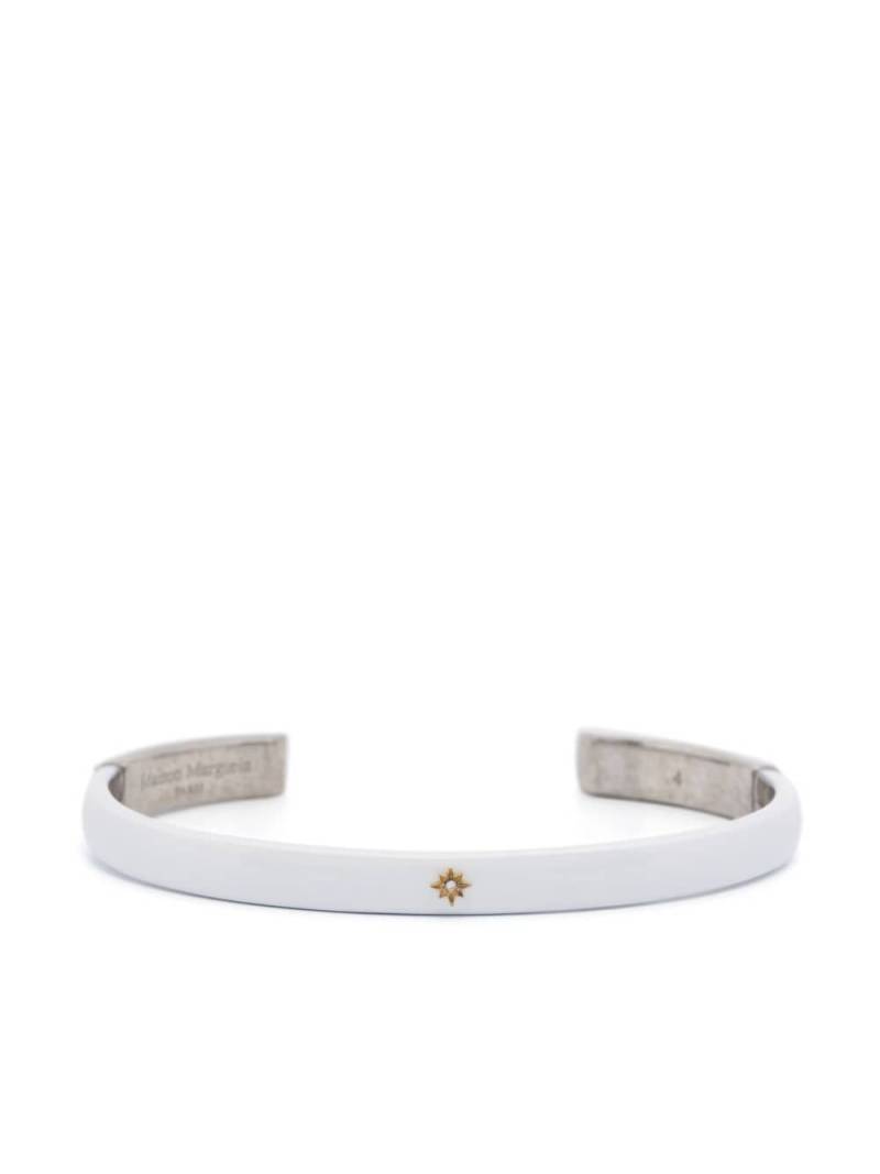 Maison Margiela star-appliqué bracelet - Silver von Maison Margiela