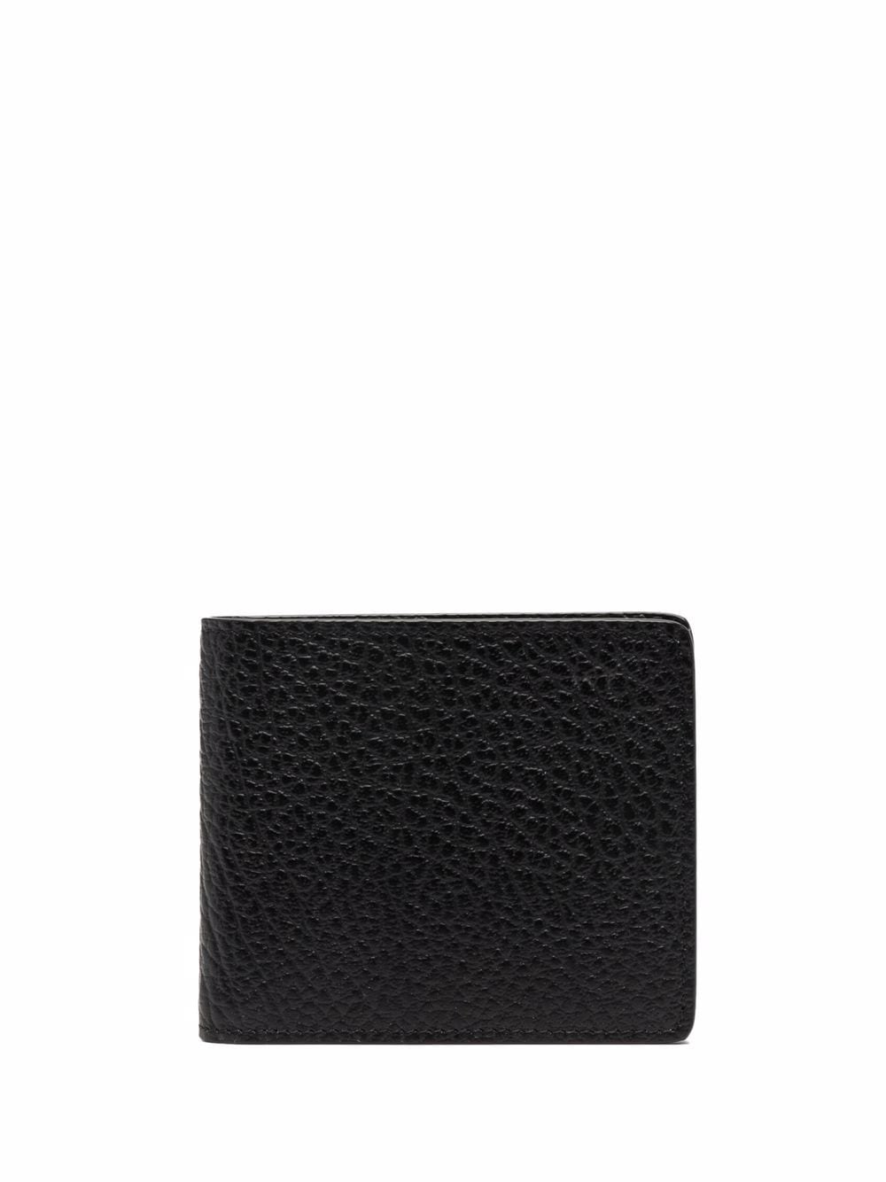 Maison Margiela four-stitch leather card holder - Black von Maison Margiela