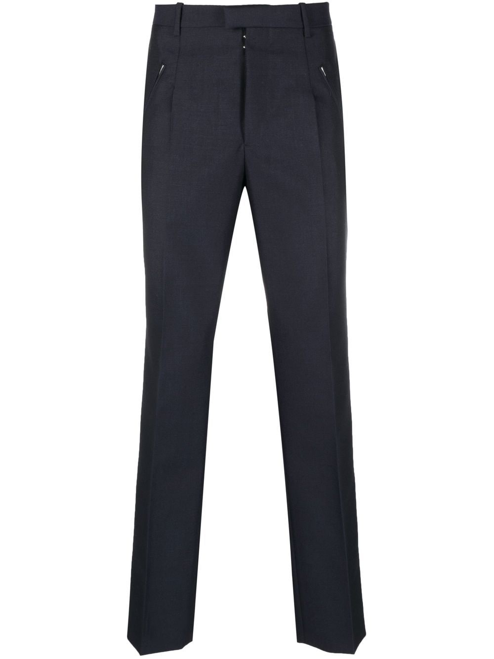 Maison Margiela straight-leg tailored trousers - Blue von Maison Margiela