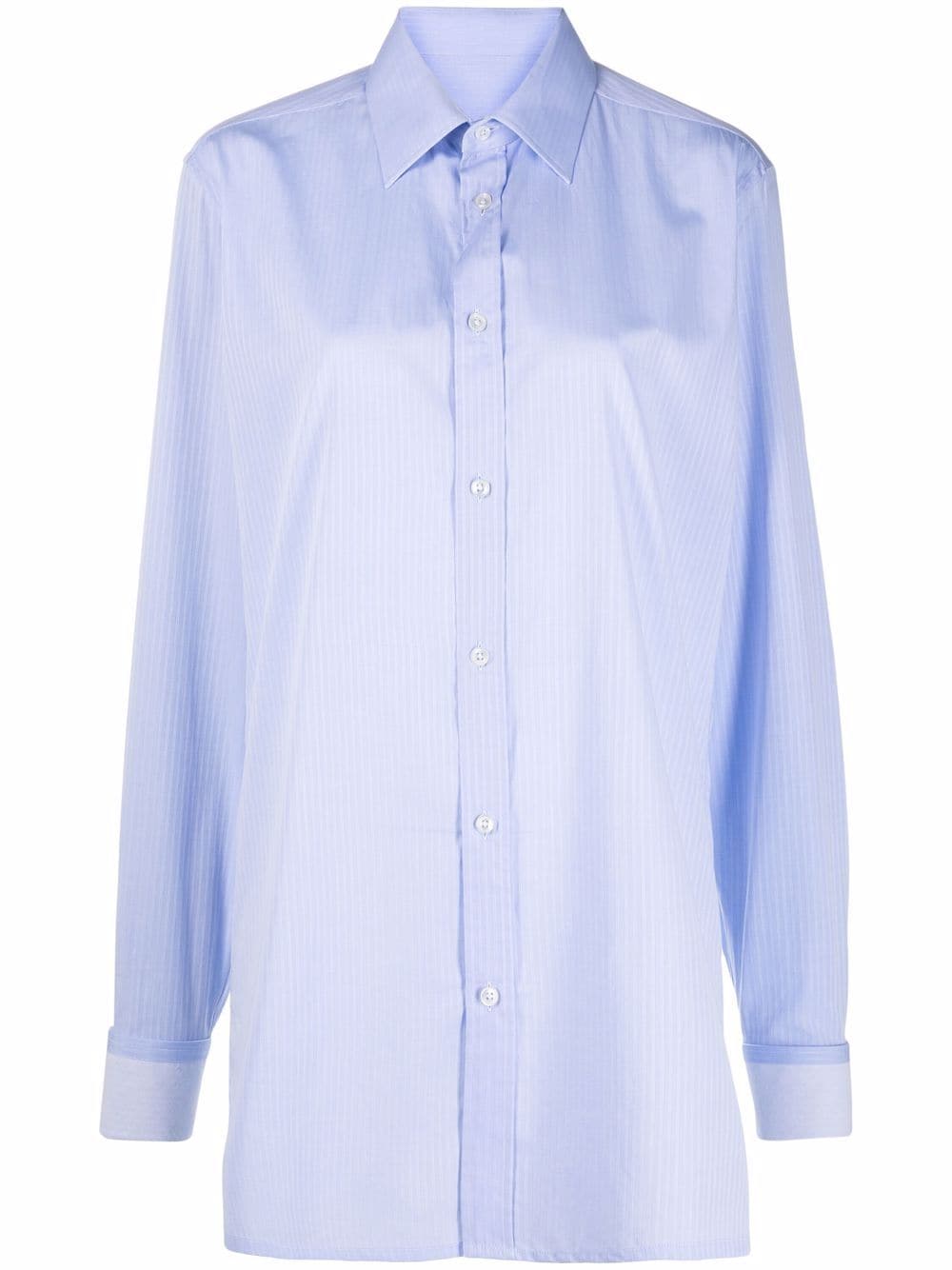 Maison Margiela stripe-print shirt - Blue von Maison Margiela
