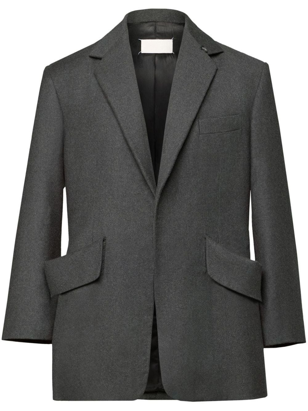 Maison Margiela structured wool blazer - Grey von Maison Margiela