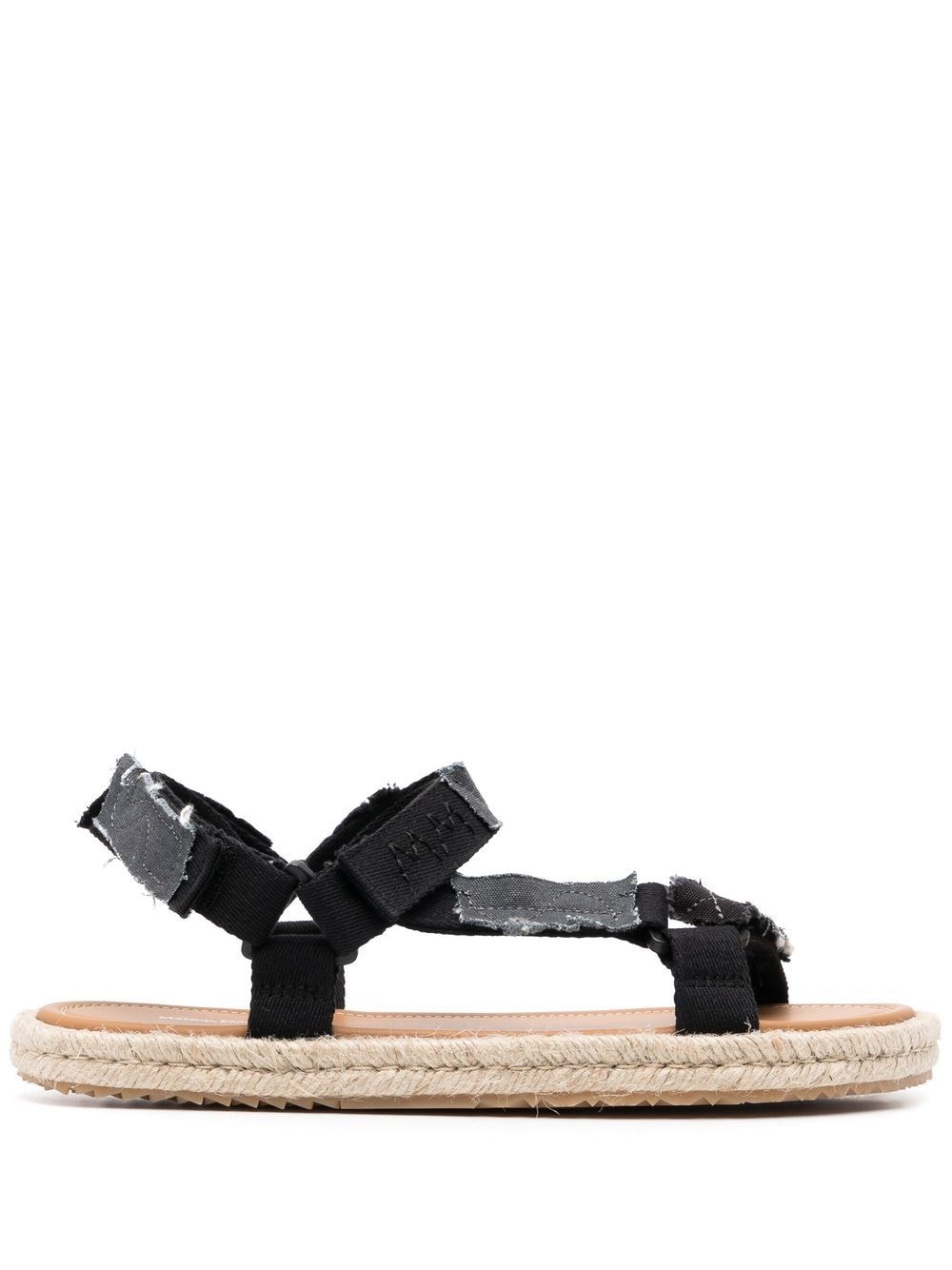 Maison Margiela Patchwork hiking sandals - Black von Maison Margiela