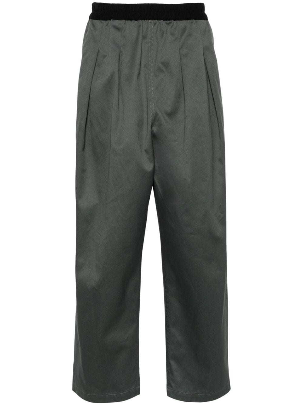 Maison Margiela twill loose-fit trousers - Grey von Maison Margiela