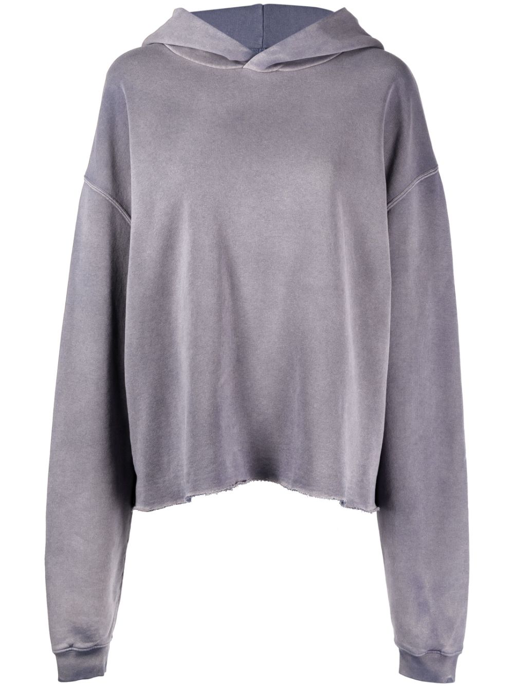 Maison Margiela washed long-sleeved hoodie - Purple von Maison Margiela