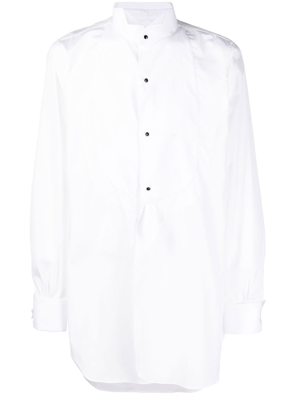 Maison Margiela longline poplin shirt - White von Maison Margiela