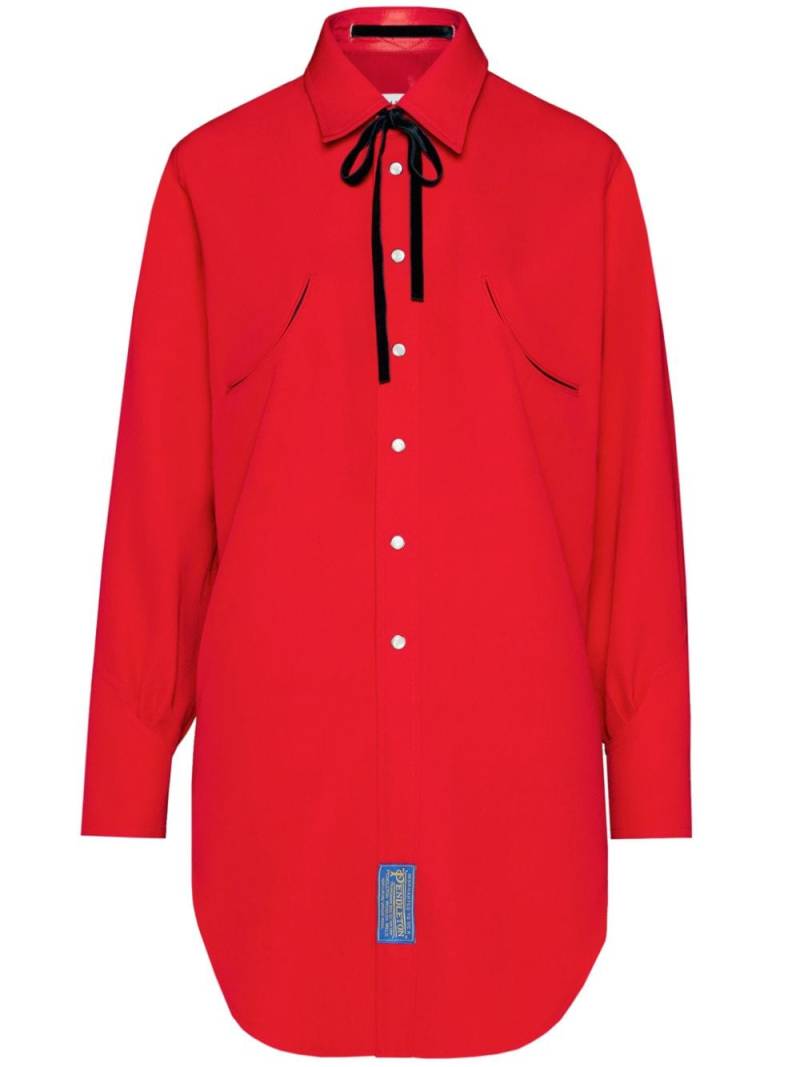 Maison Margiela x Pendleton reversible wool shirt - Red von Maison Margiela