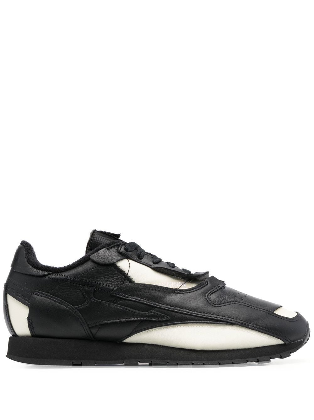 Maison Margiela x Reebok Memory Of leather sneakers - Black von Maison Margiela