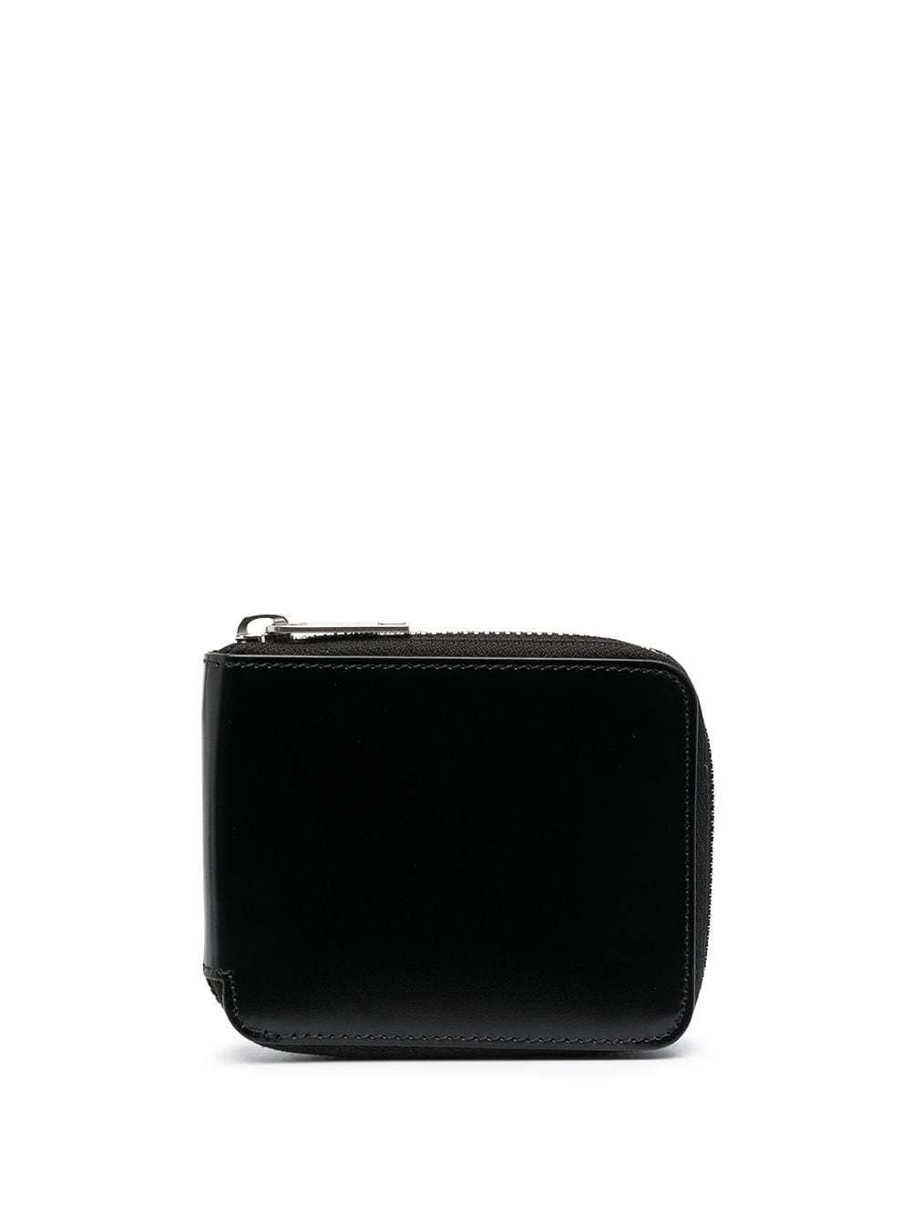 Maison Margiela zip-up logo-print wallet - Black von Maison Margiela