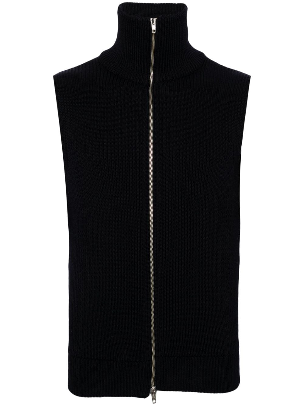 Maison Martin Margiela Pre-Owned 2000s zip-up virgin wool vest - Blue