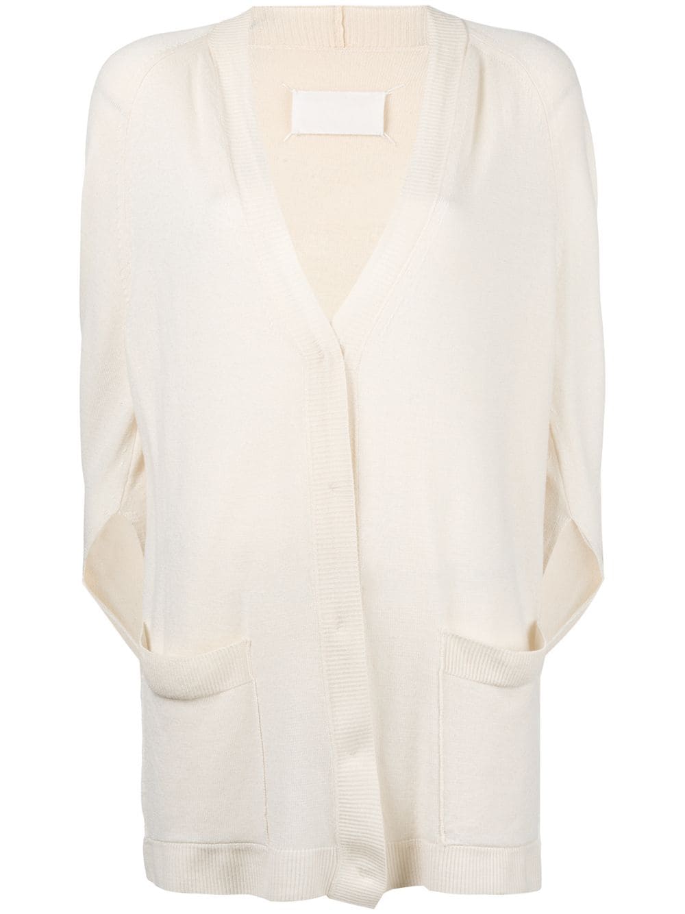 Maison Martin Margiela Pre-Owned 2007 cape-sleeve cardigan - Neutrals von Maison Martin Margiela Pre-Owned