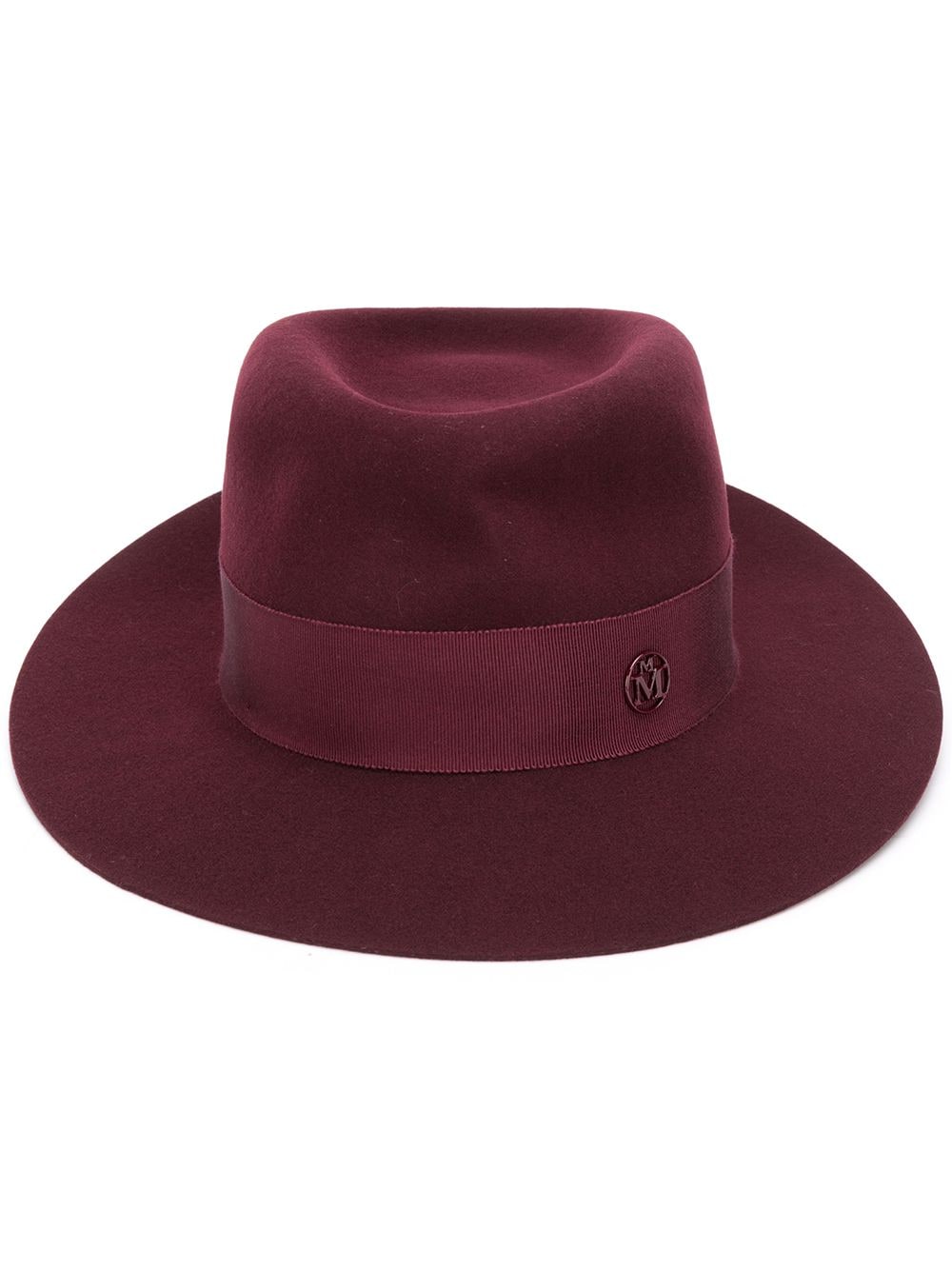 Maison Michel André felt Fedora hat - Red von Maison Michel