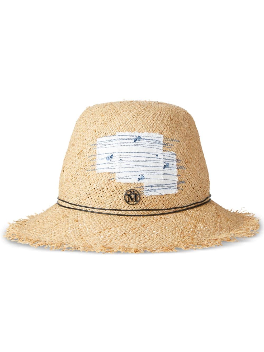 Maison Michel Candice straw fedora hat - Neutrals von Maison Michel