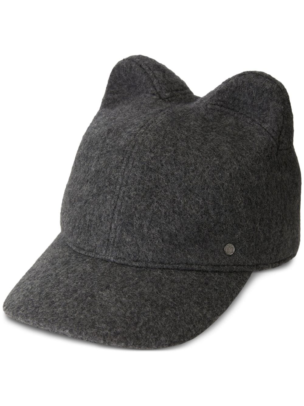 Maison Michel Jamie fleece cap with ears - Grey von Maison Michel