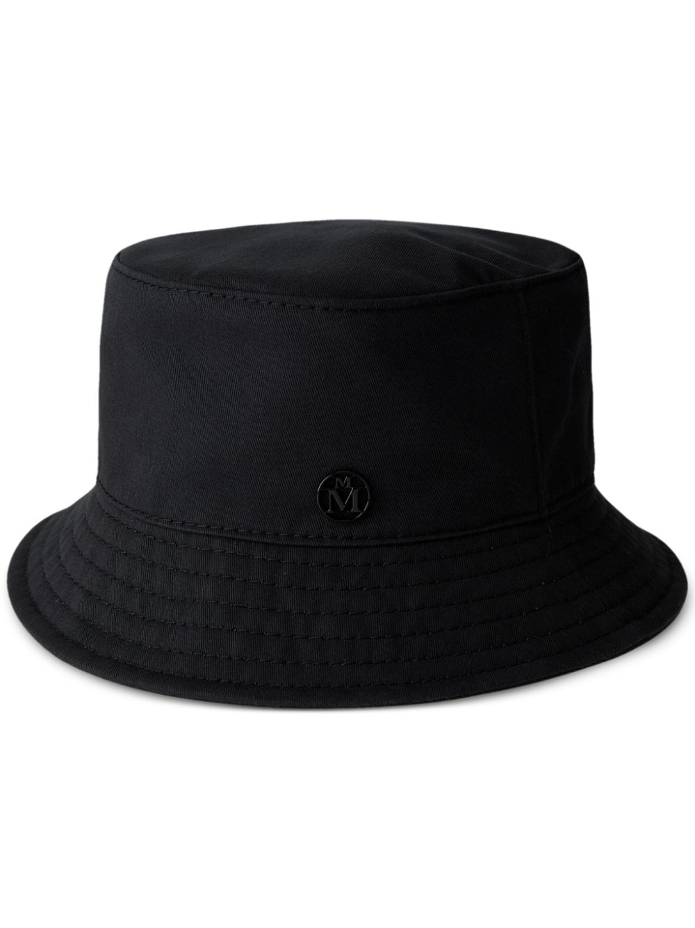 Maison Michel Jason cotton bucket hat - Black von Maison Michel
