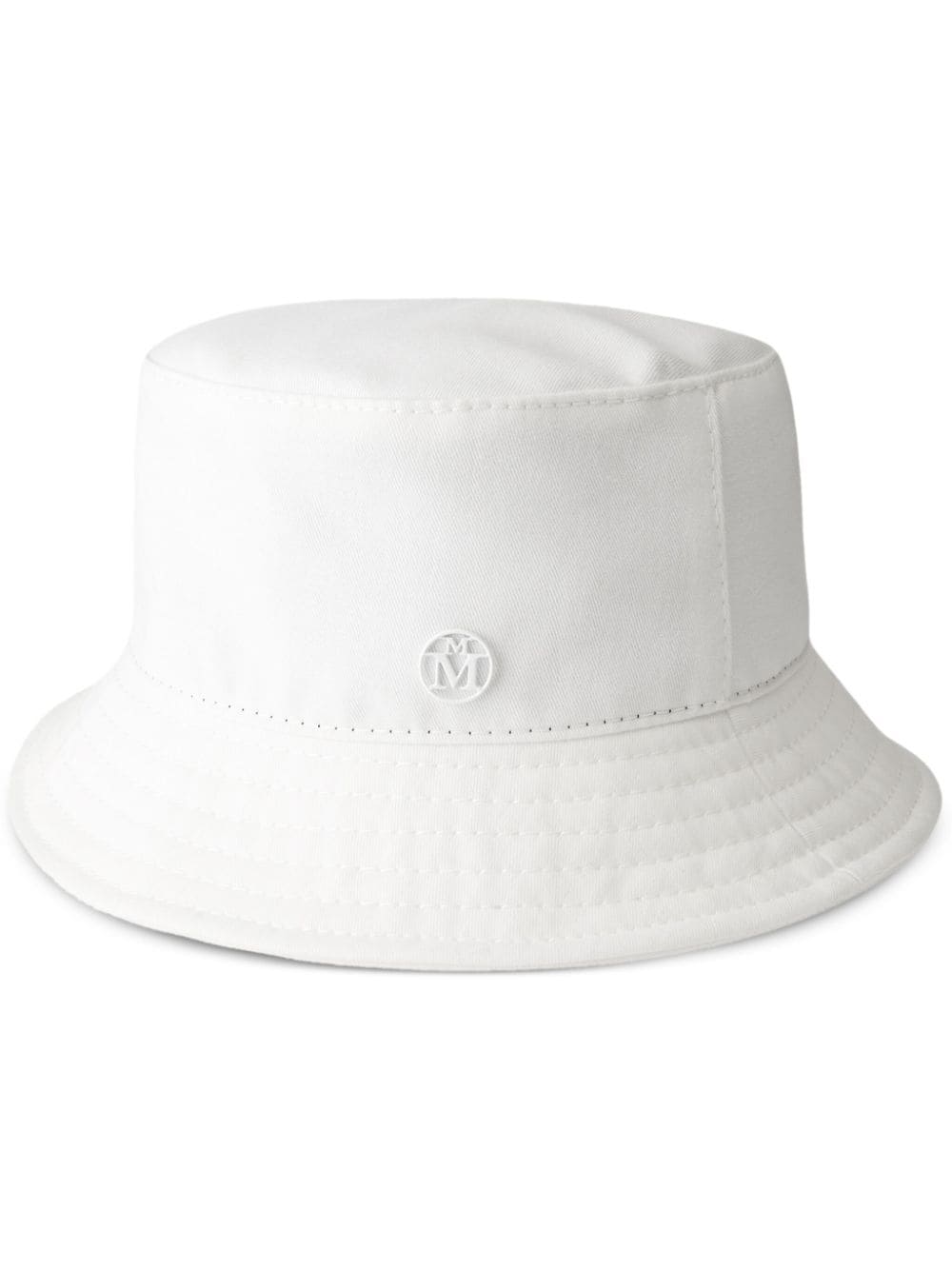 Maison Michel Jason cotton bucket hat - White von Maison Michel