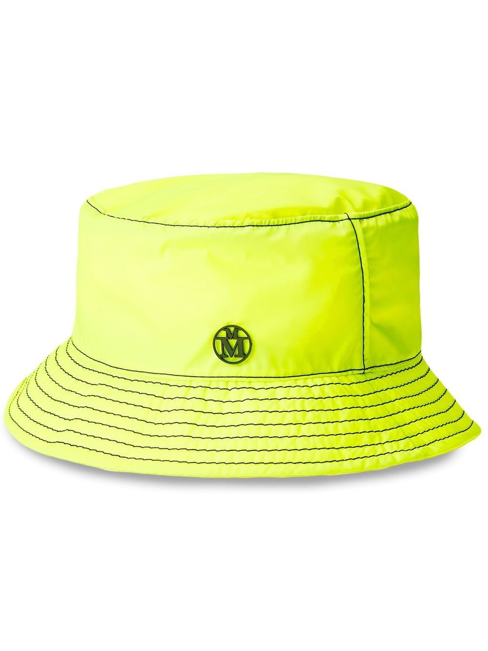 Maison Michel Jason logo-plaque bucket hat - Green von Maison Michel