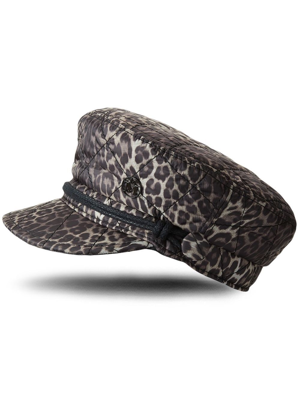 Maison Michel New Abby leopard-print sailor hat - Brown von Maison Michel