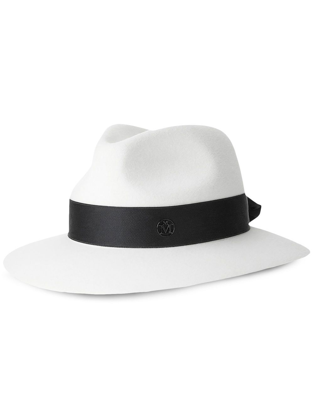 Maison Michel Rico felt Fedora hat - White von Maison Michel