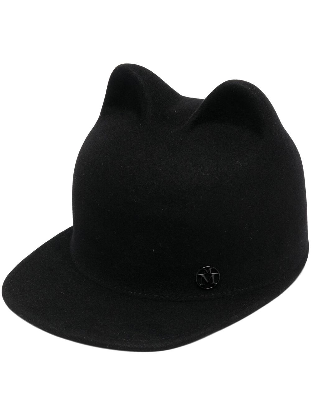 Maison Michel flat-brim baseball cap - Black von Maison Michel