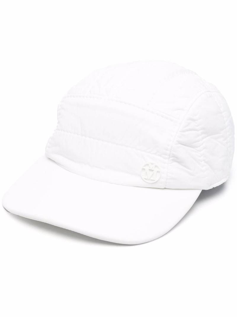Maison Michel Nell cotton cap - White von Maison Michel
