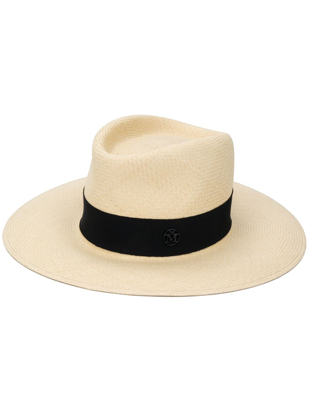 Maison Michel Charles straw Fedora hat - Neutrals von Maison Michel