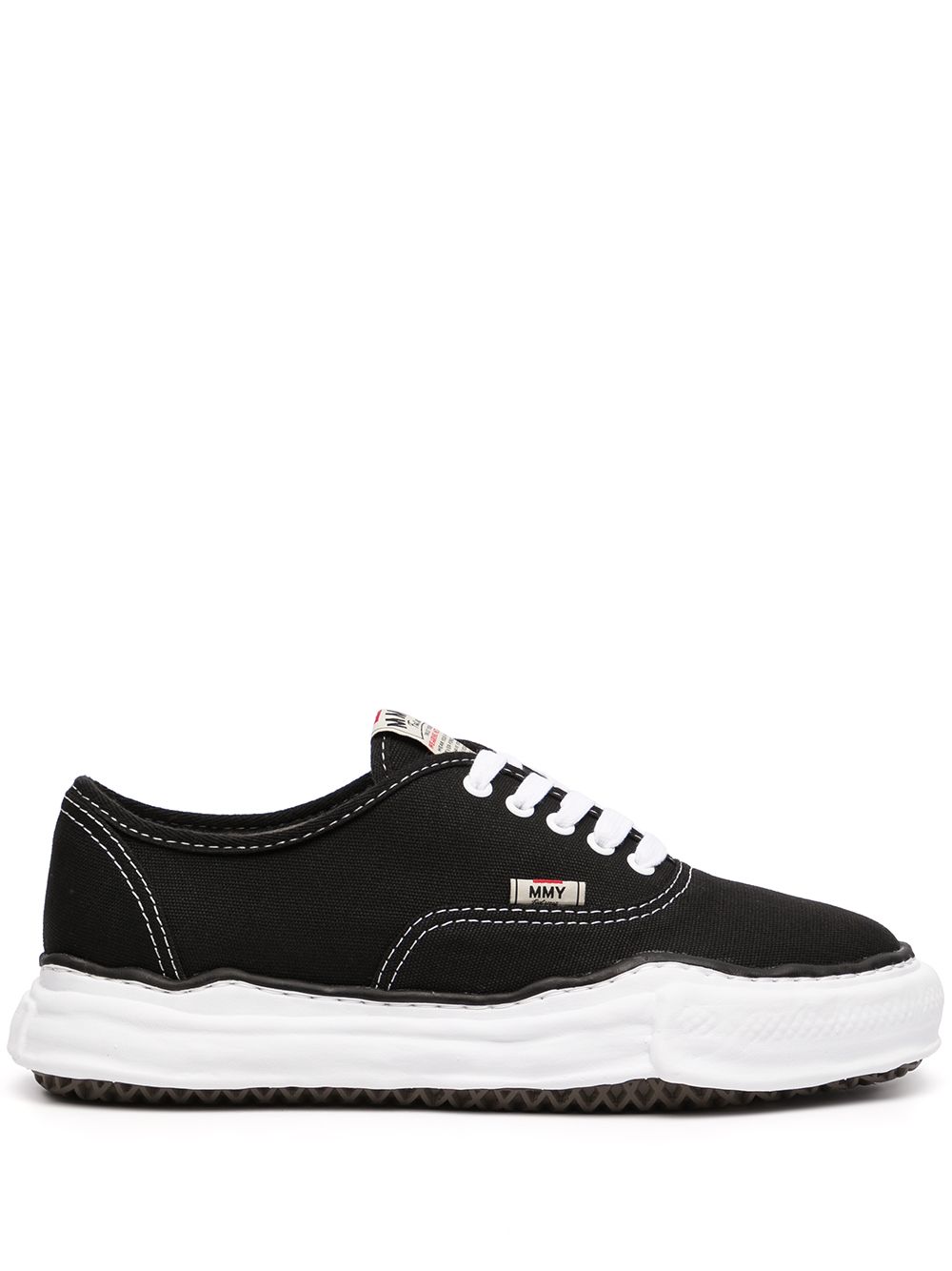 Maison Mihara Yasuhiro Baker canvas low-top sneakers - Black von Maison Mihara Yasuhiro