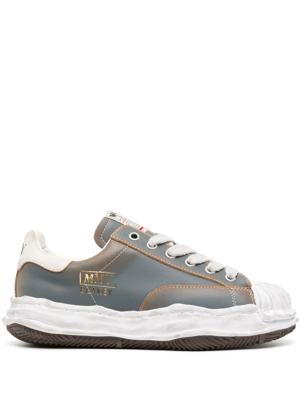 Maison MIHARA YASUHIRO Blakey leather sneakers - Blue von Maison MIHARA YASUHIRO