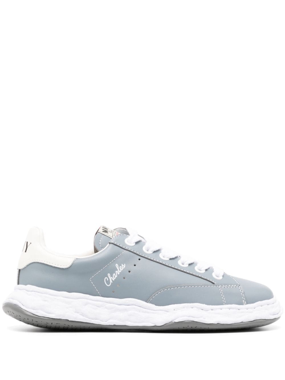 Maison MIHARA YASUHIRO Charles lace-up leather sneakers - Blue von Maison MIHARA YASUHIRO