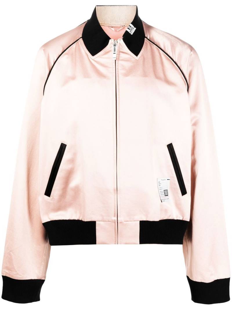 Maison Mihara Yasuhiro Dog or Cat bomber jacket - Pink von Maison Mihara Yasuhiro